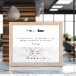 Poster Salão de Cabelo/Segurança de Cozinha