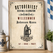 Salão de Cerveja Vintage Willkommen