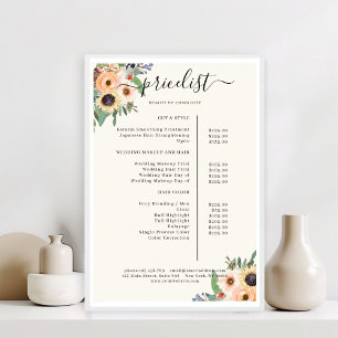 Poster Salão de Flores Elegantes Verdejantes