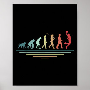 Poster Salão de Treinador do Jogador de Basquete Evolutiv