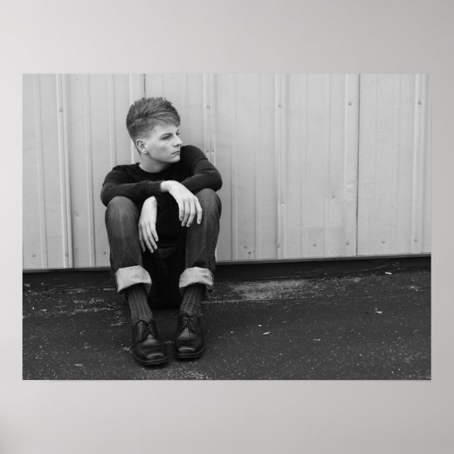 Poster Salão masculino (Frente)