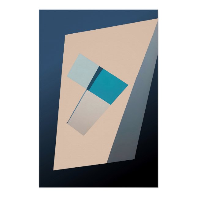 Pôster Saldo em azul (Frente)