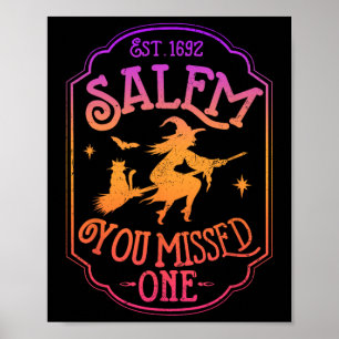 Poster Salem 1692 Eles Perderam Um Truque De Bruxas De Ha