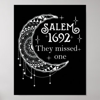Poster Salem 1692 Perderam Um - Salem Witch 1692 Hall