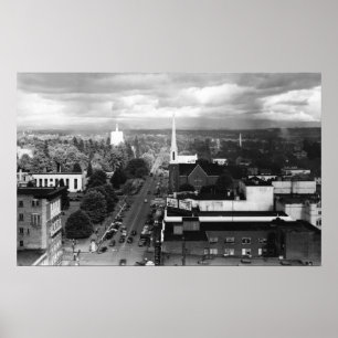 Poster Salem, OU opinião da cidade da fotografia do ar