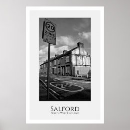 Poster Salford, Noroeste de Inglaterra