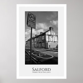 Poster Salford, Noroeste de Inglaterra