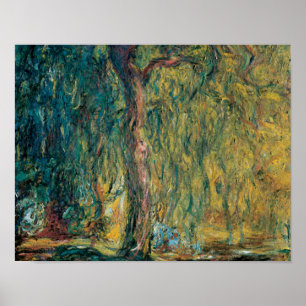 Pôster Salgueiro Chorão de Claude Monet