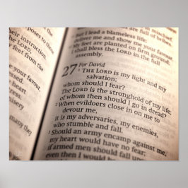 Poster Salm 27 [Impressão]