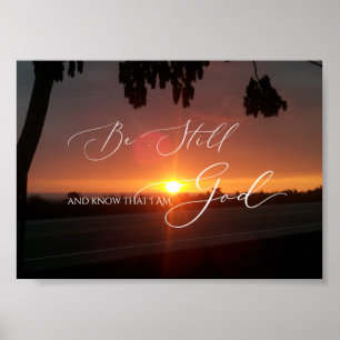 Poster Salm 46 10, Ainda Seja Sunset Kailua Kona