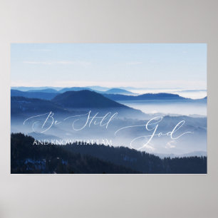 Poster Salm 46 10, Seja Misty Mountain Clear Sky