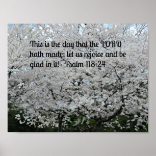 Pôster Salmo 118:24 Este é o dia que o Senhor tem