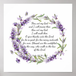 Poster Salmo 118: 28-119:1