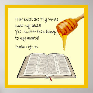 Poster Salmo 119:103