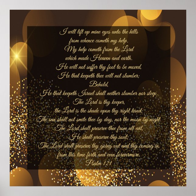 Poster Salmo 121 (Frente)