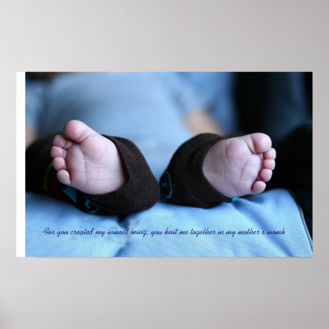 Poster Salmo 139:13 (Frente)