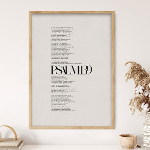 Poster Salmo 139, Versículo da Bíblia, Bíblia Moderna, Es
