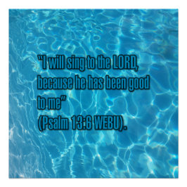 Pôster Salmo 13:6 WEBU
