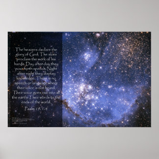 Pôster Salmo 19:1-4