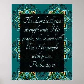 Poster Salmo 29:11