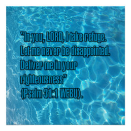 Pôster Salmo 31:1 WEBU
