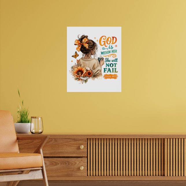 Poster Salmo 46:5... (Sala de Estar 2)