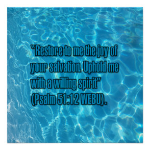 Pôster Salmo 51:12 WEBU