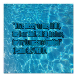 Pôster Salmo 6:2 WEBU