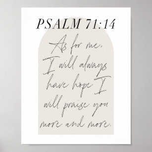 Poster Salmo 71:14
