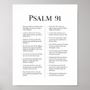 Poster Salmo 91