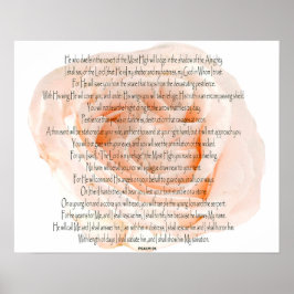 Poster Salmo 91 O Senhor é o meu refúgio