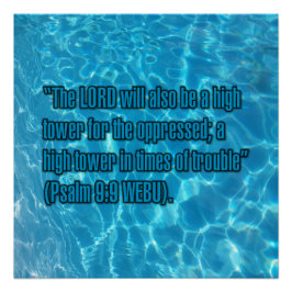 Pôster Salmo 9:9 WEBU