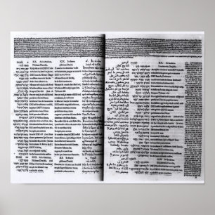 Pôster Salmo de David: Octaplums Psalterim, 1516