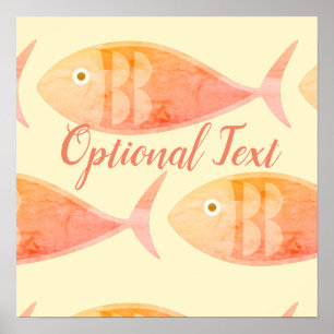 Poster Salmon Fish Group