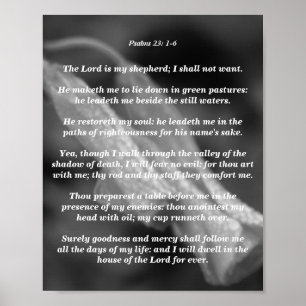 Poster Salmos 23: 1-6