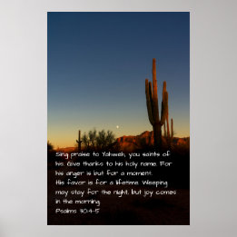 Poster Salmos 30:4-5