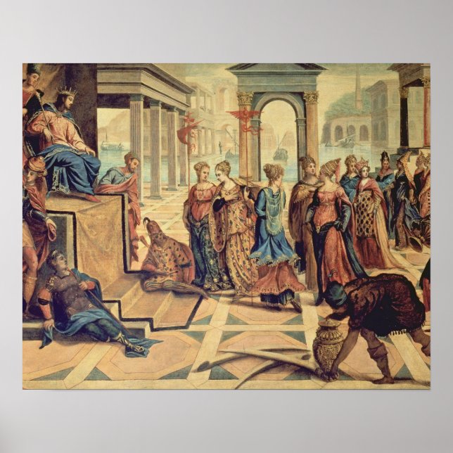 Pôster Salomão e Rainha de Sheba (Frente)