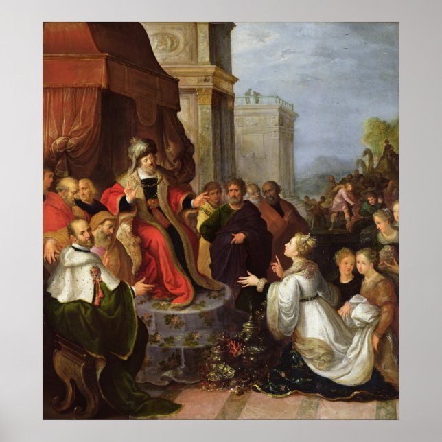 Poster Salomão e Rainha de Sheba (Frente)