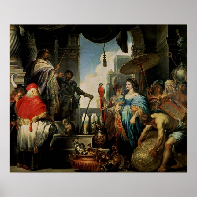 Pôster Salomão e Rainha de Sheba (Frente)