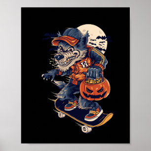 Poster salomão no halloweeen