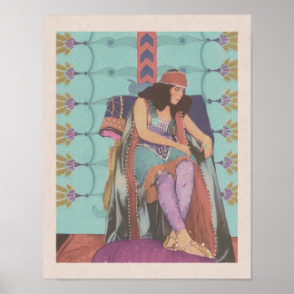 Poster Salomé (1918) - A Rapariga Dançante