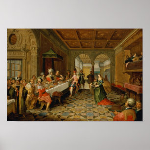 Pôster Salome apresentando a cabeça de St John