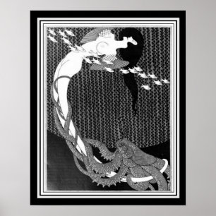 Poster "Salomé" Art Nouveau de Julius Klinger (1909)