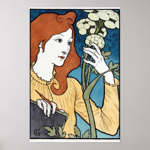 Pôster Salon des Cent, 1894 Art Nouveau por Eugene Grasse