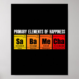 Poster Salsa Dançando Salsa Bachata Merengue Dança