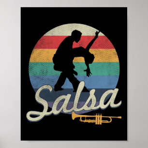 Poster Salsa Dancing Latin Salsero