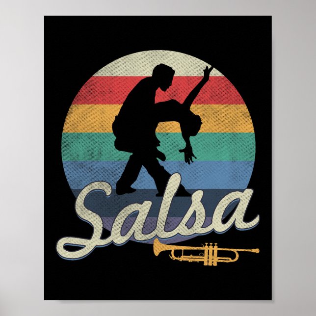 Poster Salsa Dancing Latin Salsero (Frente)