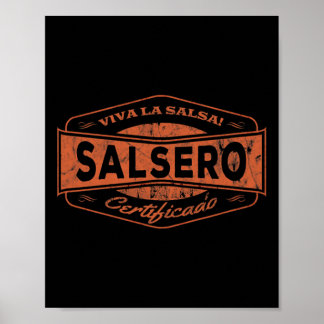 Poster Salsero - Salsa Dançando I Salsa Dance Clothing