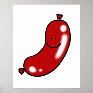 Poster Salsicha bonito