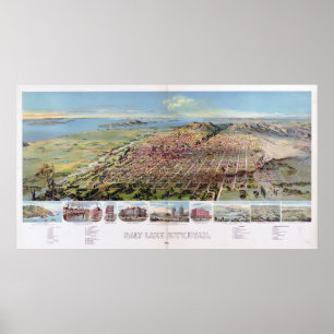 Poster Salt Lake City, Utah (1891)